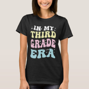 Retro Groovy Zurück zur Schule in meiner dritten K T-Shirt