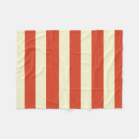 Retro große oberste gestreifte Fleece-Decke