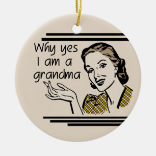 Retro Großmutter-T - Shirts und Geschenke Keramikornament