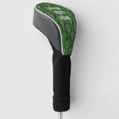 Retro Grün Golf Headcover (angewinkelt)