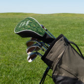 Retro Grün Golf Headcover (In SItu)