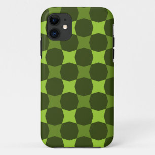 Retro Grün und Oliv Kreise Abstrakt Case-Mate iPhone Hülle