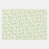 Retro-Grünbuch Geschenkpapier Set (Vorderseite 2)