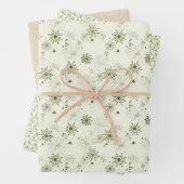 Retro-Grünbuch Geschenkpapier Set (Beispiel)