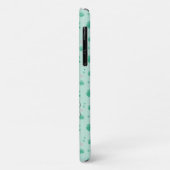 Retro-grüne Blume Case-Mate iPhone Hülle (Hinten/Links)