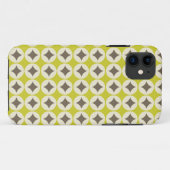 Retro-grünes Muster Case-Mate iPhone Hülle (Rückseite (Horizontal))
