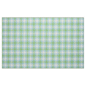 Retro-grünes türkisfarbenes Hahnentrittmuster kari Stoff (Fat Quarter (45,7 x 55,9 cm))