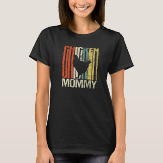 Retro Grunge Bauer Huhn Mutti Huhn T-Shirt