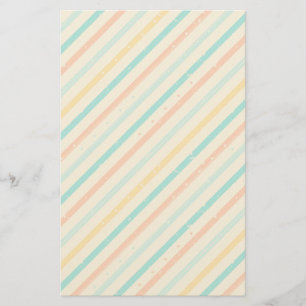 Retro-Grunge gestreift Muster Briefpapier
