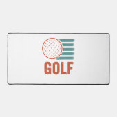 Retro Grunge Golf Schreibtischunterlage (Vorderseite)