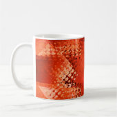 Retro Grunge halftone star Kaffeetasse (Links)