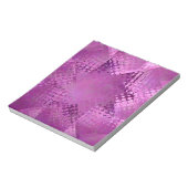 Retro Grunge halftone star Notizblock (Rotiert)