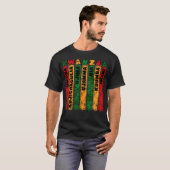 Retro Grunge Kwanzaa Principles T-Shirt (Vorne ganz)