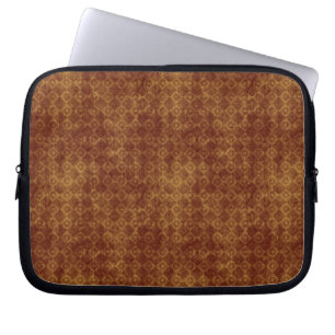 Retro-Grunge-Rost-Diamantmuster Laptopschutzhülle