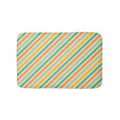 Retro-Grunge-Streifen Badematte (Vorderseite)