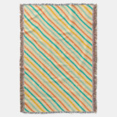 Retro-Grunge-Streifen Decke (Vorderseite Vertikal)