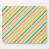 Retro-Grunge-Streifen Mousepad (Vorne)