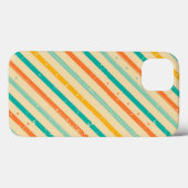 Retro Grunge Striped Pattern Case-Mate iPhone Hülle (Rückseite (Horizontal))
