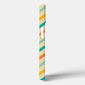 Retro Grunge Striped Pattern Case-Mate iPhone Hülle (Rückseite / Rechts)