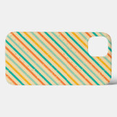 Retro Grunge Striped Pattern Case-Mate iPhone Hülle (Rückseite (Horizontal))