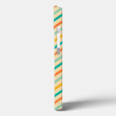 Retro Grunge Striped Pattern Case-Mate iPhone Hülle (Rückseite / Links)