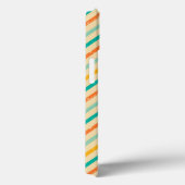 Retro Grunge Striped Pattern Case-Mate iPhone Hülle (Rückseite / Rechts)