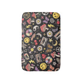 Retro Grunge Sunshine Bliss Badematte (Vorderseite Vertikal)