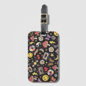 Retro Grunge Sunshine Bliss Gepäckanhänger (Vorderseite Vertikal)