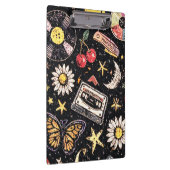 Retro Grunge Sunshine Bliss Klemmbrett (Rechts)