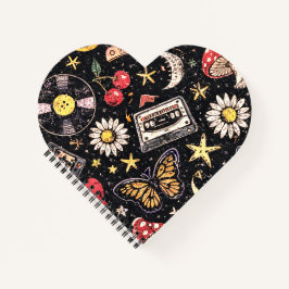 Retro Grunge Sunshine Bliss Notizblock