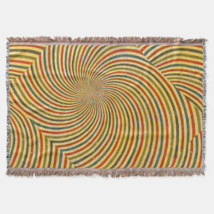 Retro Grunge Swirl + Ihre Idee Decke