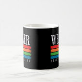 Retro Grunge Writer First Edition Kaffeetasse (Mittel)