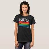 Retro Grunge Writer First Edition T-Shirt (Vorne ganz)