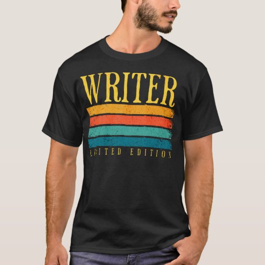 Retro Grunge Writer Limited Edition T-Shirt (Vorderseite)