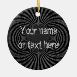 Retro grungy Streifen Keramik Ornament