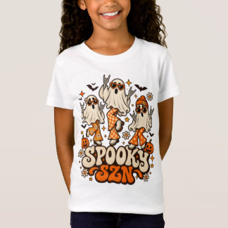 Retro Grusel SZN Geister | Groovy 70er Halloween D T-Shirt