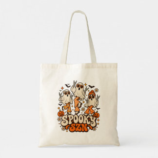 Retro Grusel SZN Geister | Groovy 70er Halloween D Tragetasche