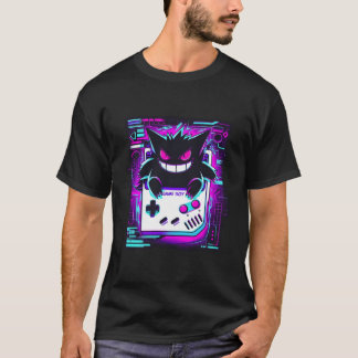 Retro-gruseliger Junge Mädchen T-Shirt