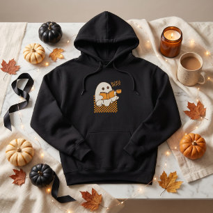 Retro Gruseliger Süßer Geist Halloween Hoodie