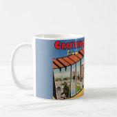 Retro Gruß für Wilmington Delaware Kaffeetasse (Links)