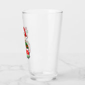 Retro Grüße Weihnachten Glas (Links)