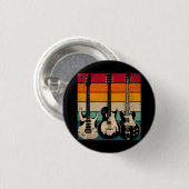 Retro Guitar Button (Vorne & Hinten)