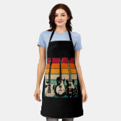 Retro Guitar Schürze (Getragen)
