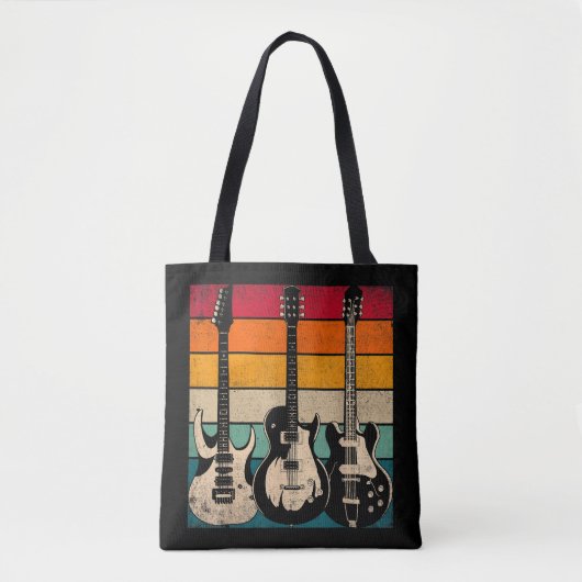 Retro Guitar Tasche (Vorderseite)