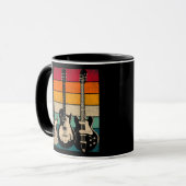 Retro Guitar Tasse (Vorderseite Links)