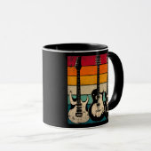 Retro Guitar Tasse (VorderseiteRechts)