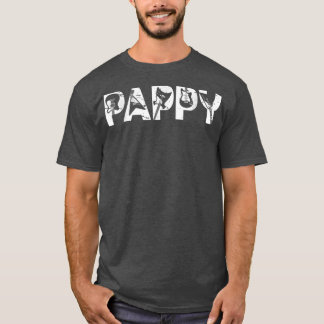 Retro Guitarist Father Pappy Guitar Fathers Day Mu T-Shirt