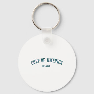 Retro Gulf of US America 2025 American Flag Gulf Schlüsselanhänger