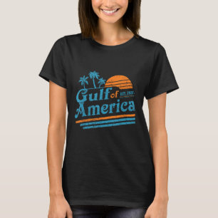 Retro Gulf of US America 2025 American Flag Gulf T-Shirt
