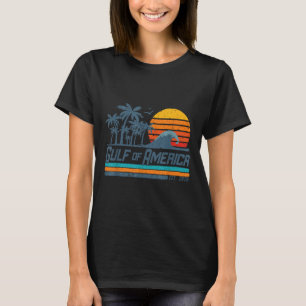 Retro Gulf of US America 2025 American Flag Gulf T-Shirt